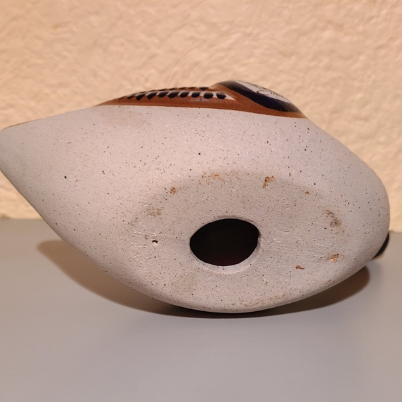 Mexican Tonala hand Painted Duck - Picture 6 of 6